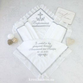 Крижма для дівчинки "Веронічка"